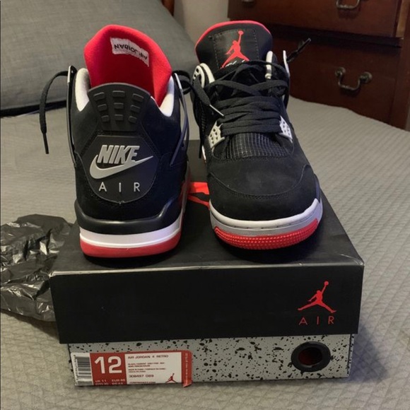 jordan 4 bred stock